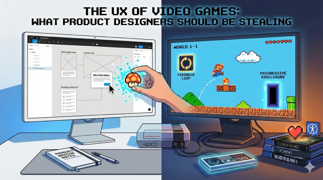 The UX of Video Games: What Product Designers Should Be Stealing